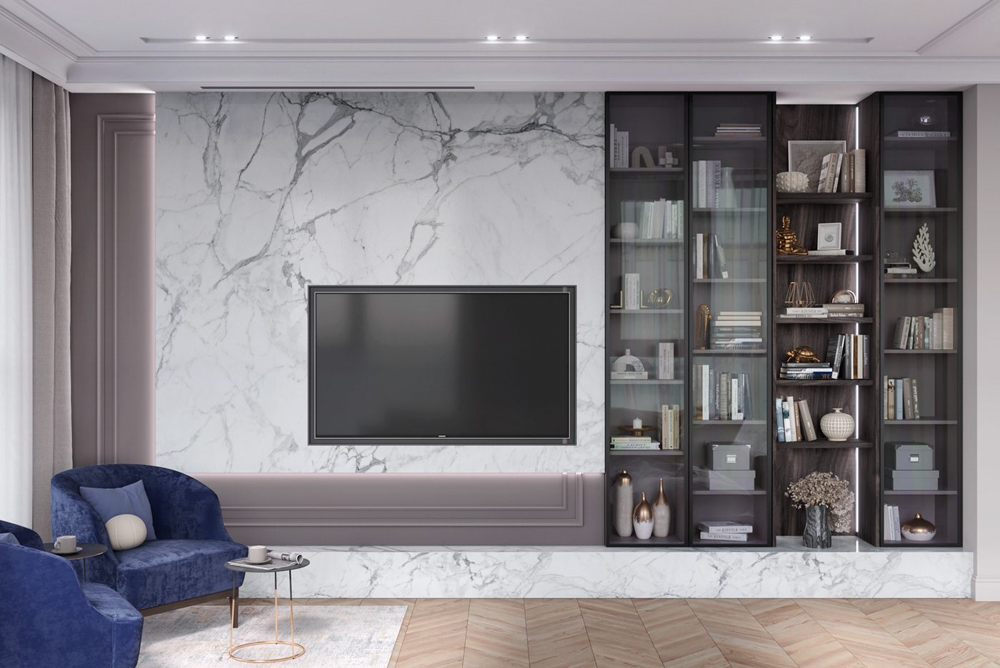 visualization 3ds max corona archviz kitchen living room interior design  design architecture Render