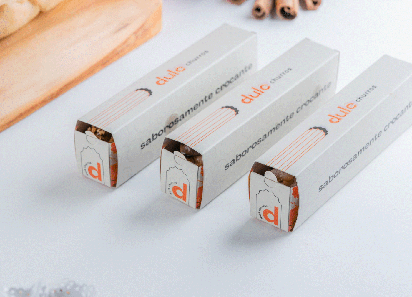 Candy Churros Food  Packaging snack sweet visual identity