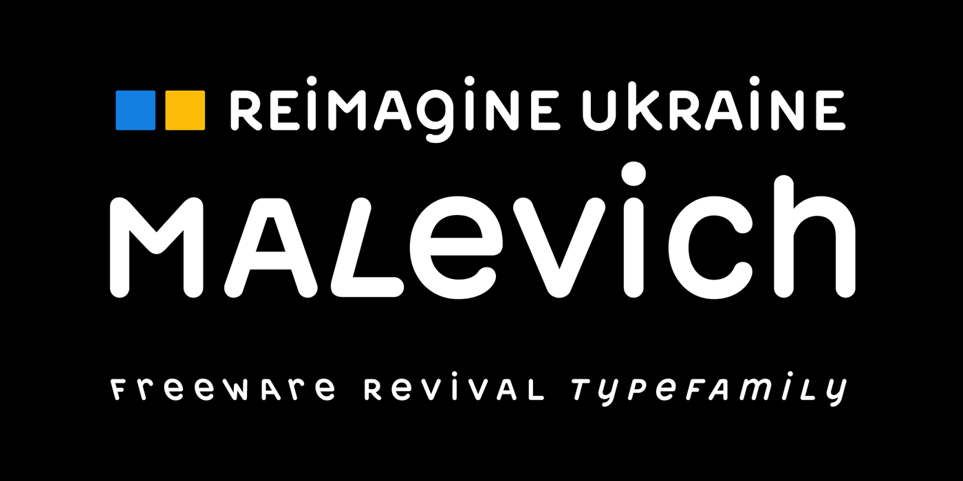 ukraine free Typeface Variable Font Display fonts type design malevich ukrainian