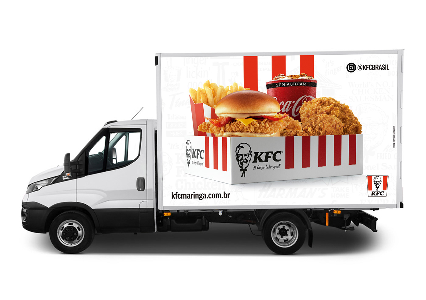 KFC balde londrina maringà Big Box caminhão kfc kfc truck foz do iguaçu