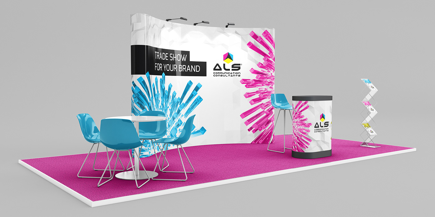 Trade Show booth mock-up Stand Exhibition  sales presentation Show Event congress