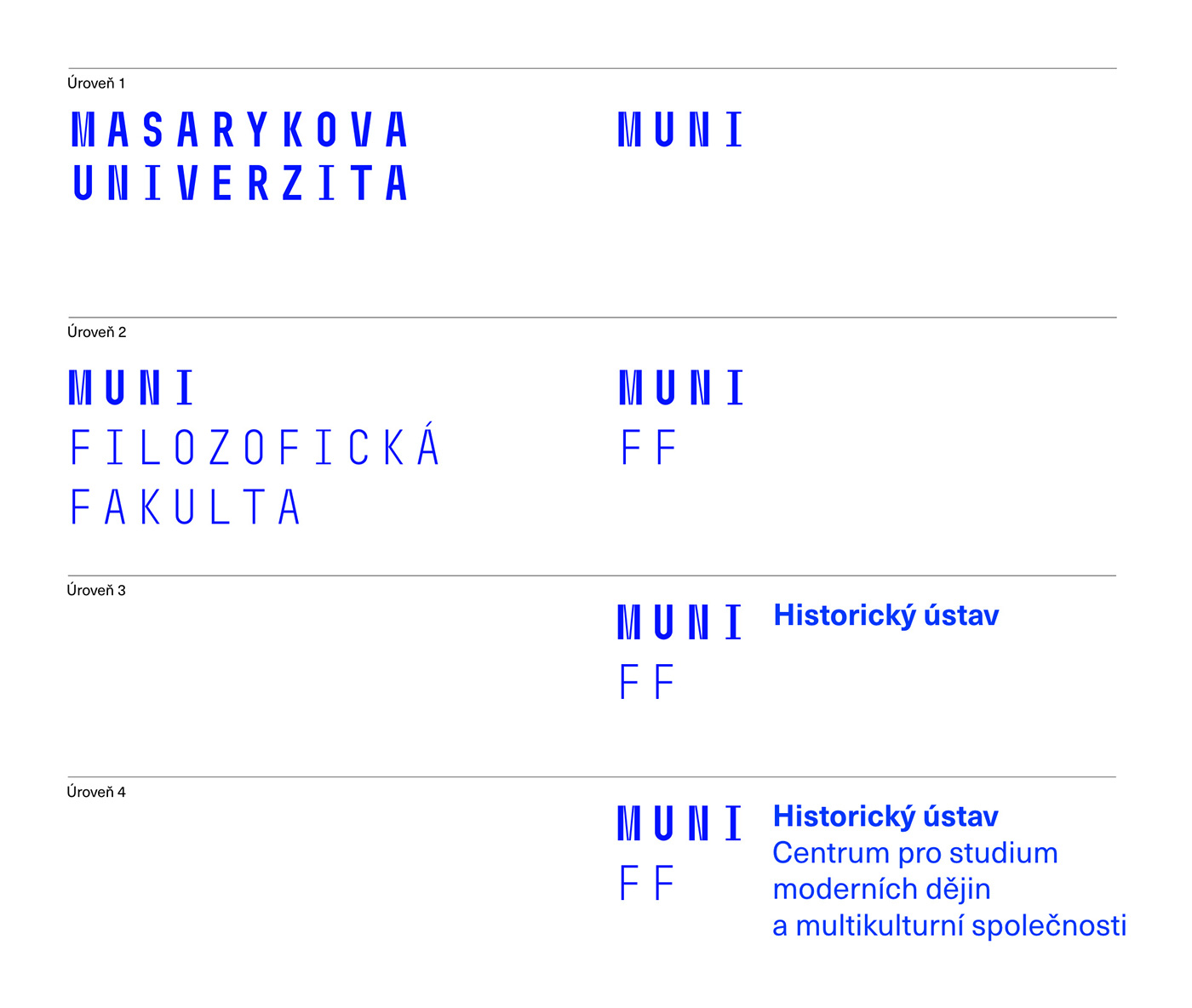 masaryk university brno design typography   studio najbrt Czech Republic redesign identity muni