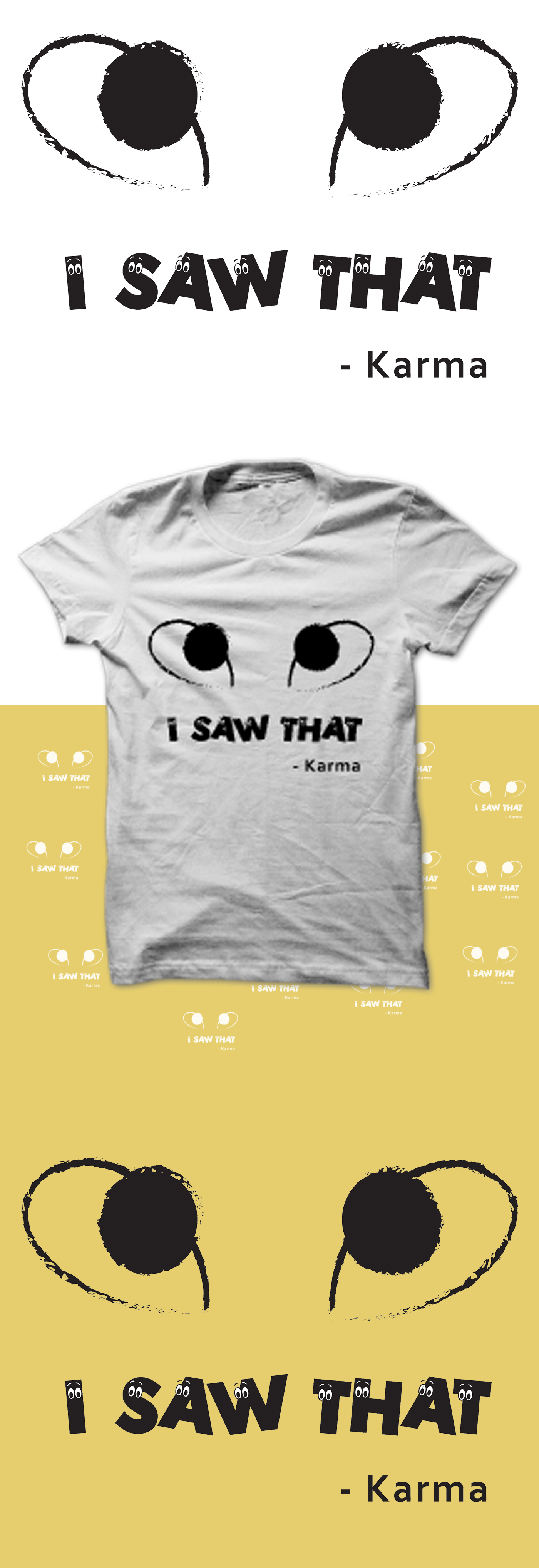 karma t-shirt design