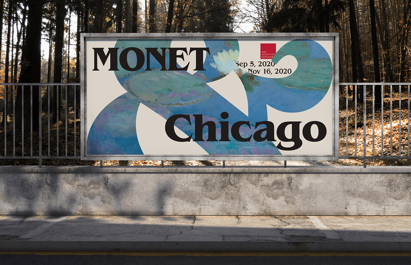 Advertising  art direction  Art Gallery  Art Institute of Chicago Art museum Exhibition  graphic design  Monet