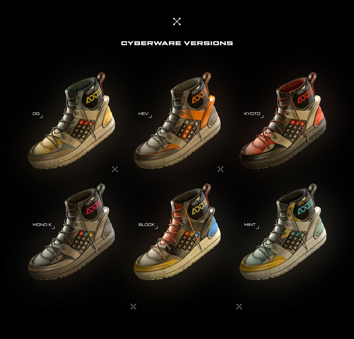 3D footwear Nike Render shoes sneakers Substance Painter texturing thegreatshoecase featured