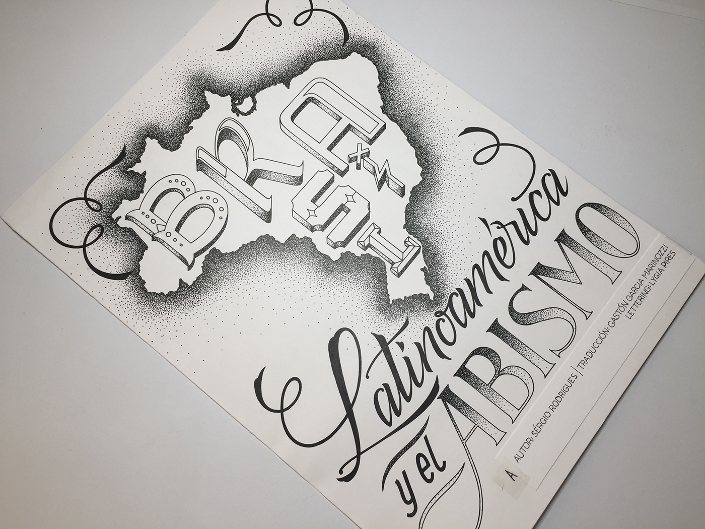 editorial lettering ILLUSTRATION  Brasil magazine letters type HAND LETTERING revista Calligraphy  