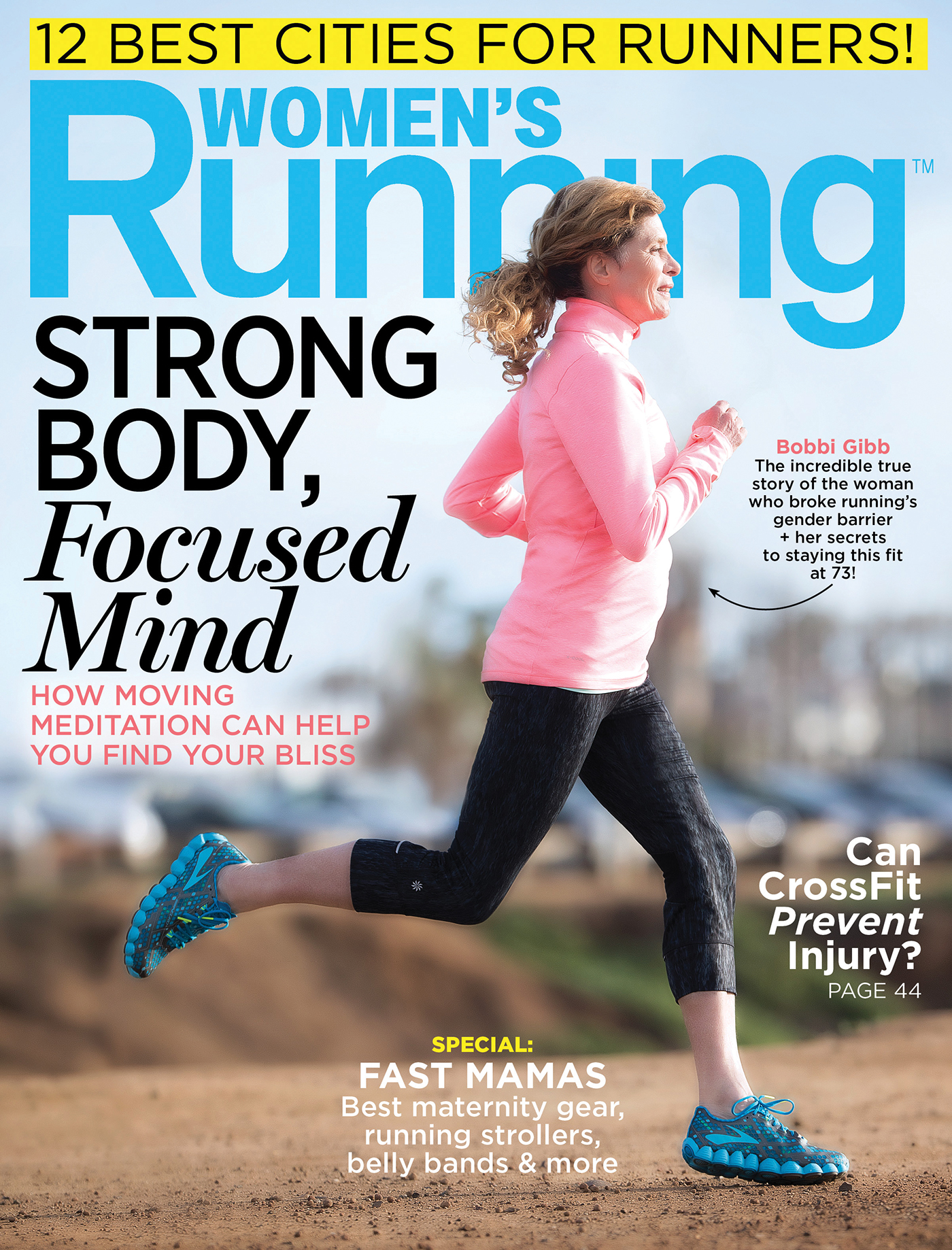 Running for cover. Журнал women Sports. Бобби Гибб. Run in Magazine. Айдл май бег.