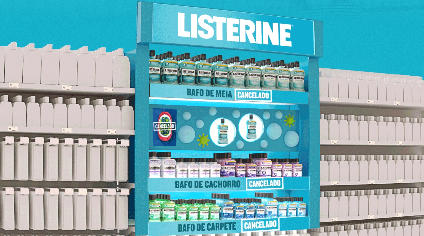 listerine Mouthwash clean campaing promo oral health Routine everyday