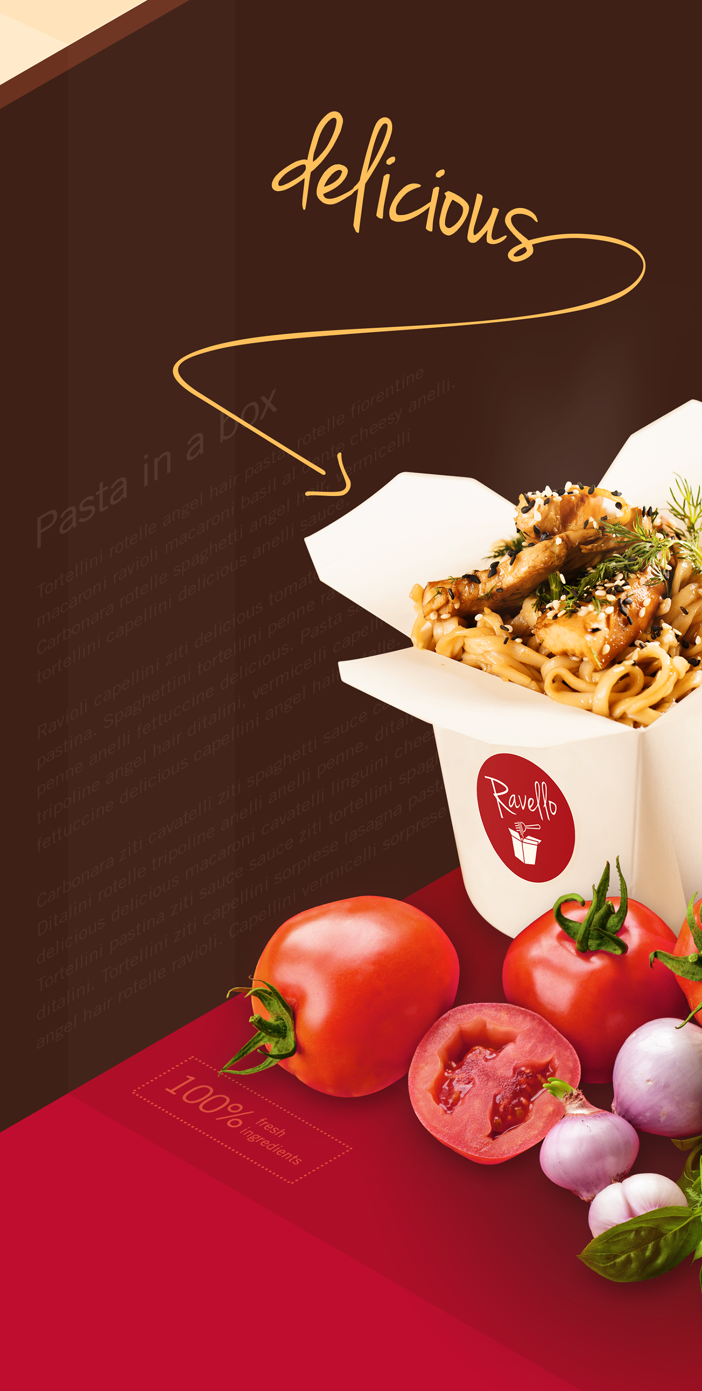 Drive Thru Food to Go Pasta food drive thru pasta to go food app pasta app food delivery Fast food takeout