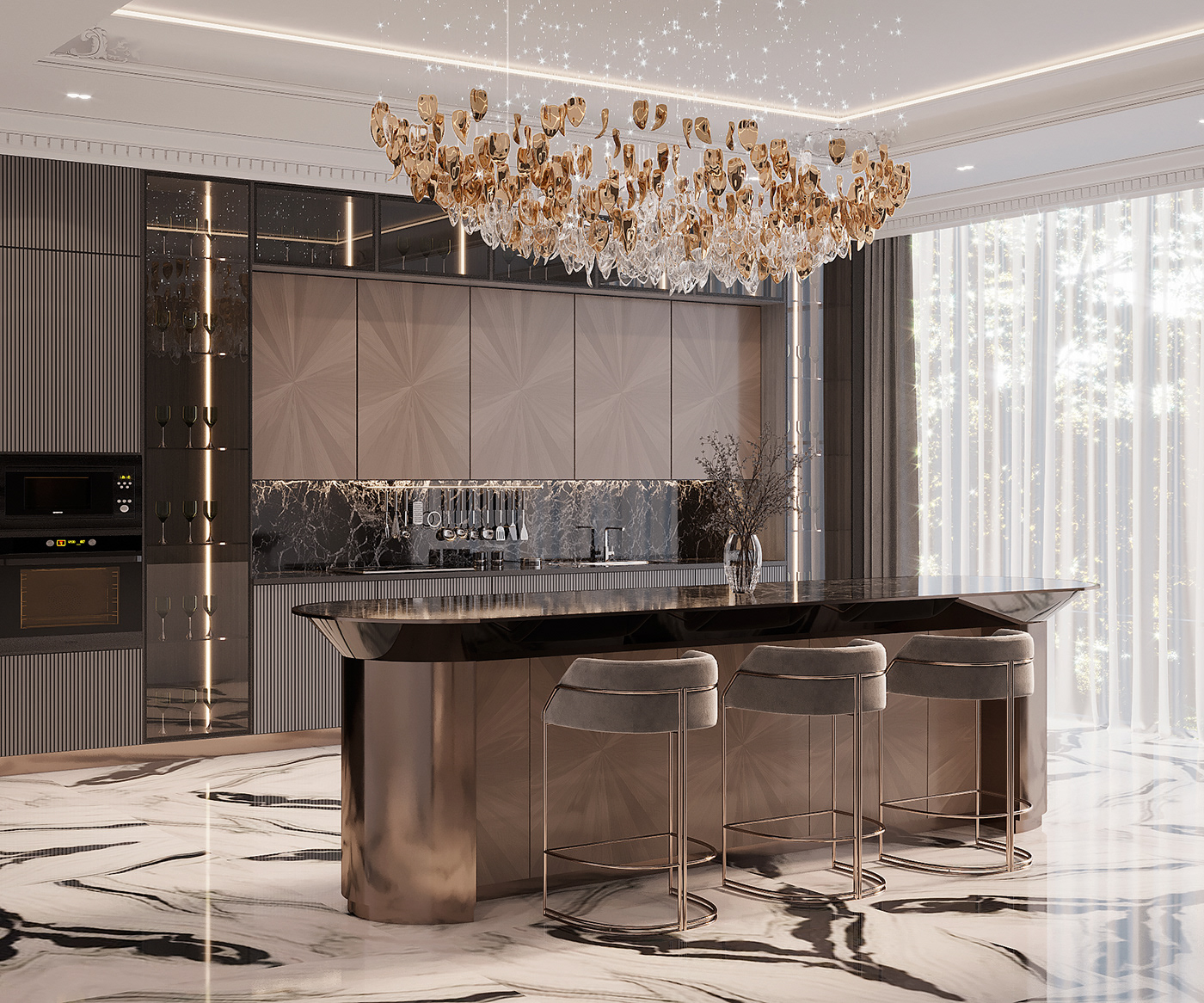 architecture CGI corona design interior design  luxury modern Render visualization