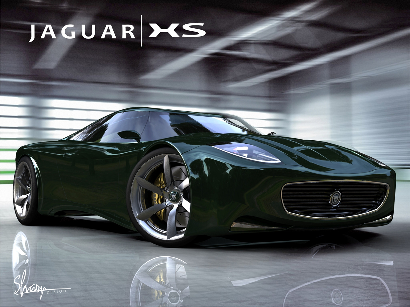 jaguar  Car concept car sports car  Rendering model automotive   modern  sustainable  green