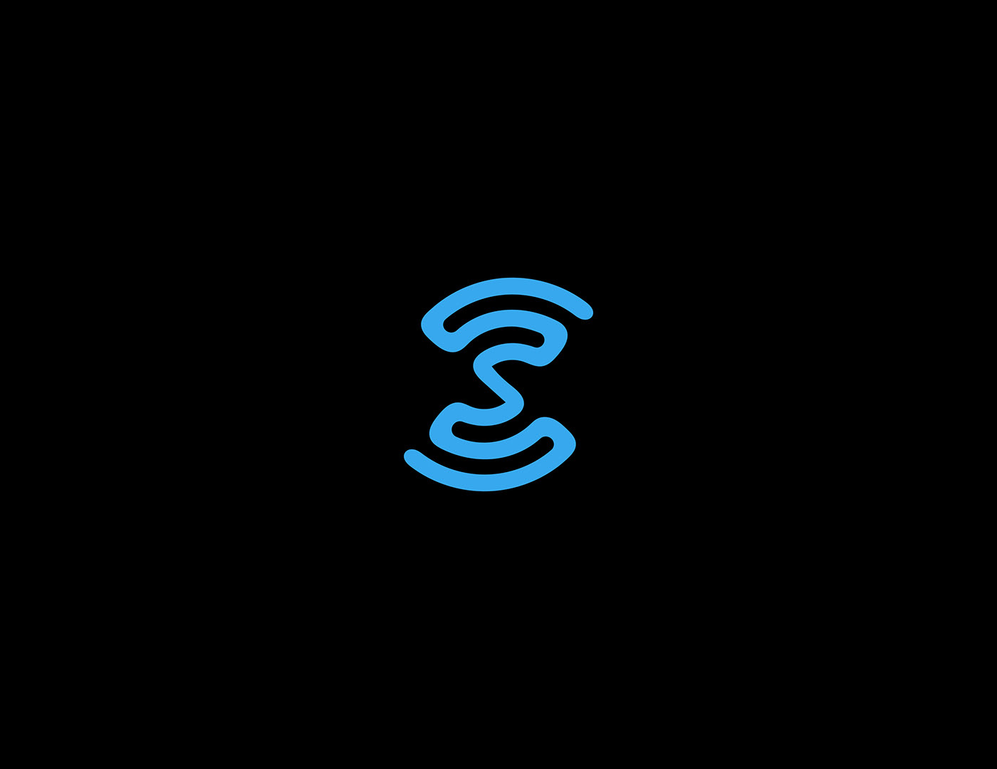 branding  brand identity artificial intelligence signal Technology S logo Modern Logo Logotype visual identity Brand Design