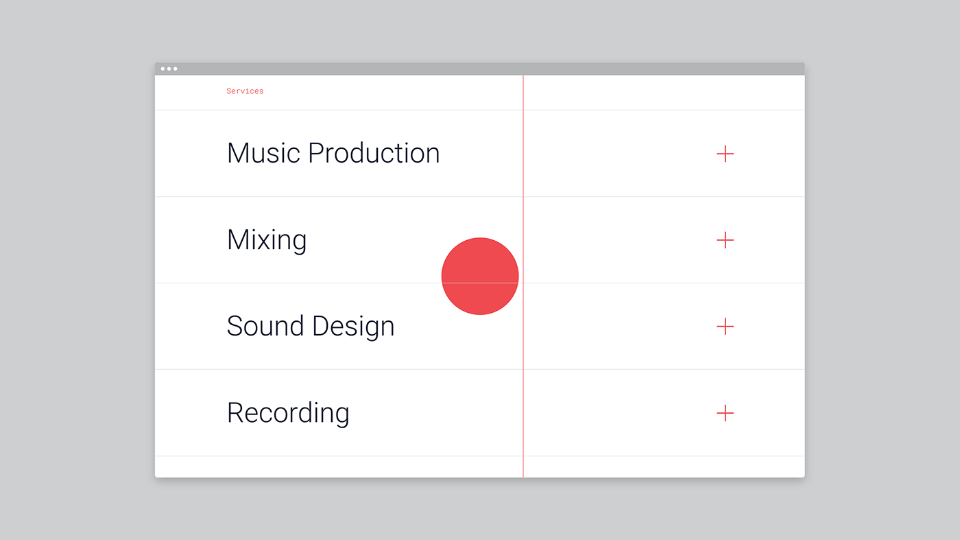 digital music recording Audio identity visual identity interactive visualizer