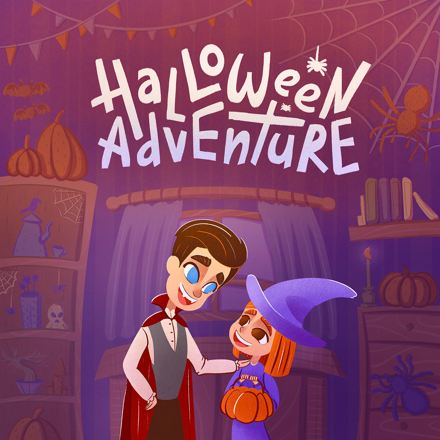 book cartoon Character design  children children's book Digital Art  digital illustration Halloween ILLUSTRATION  kids