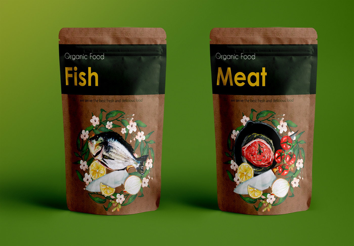 Organic Food Packaging Campaign | Behance