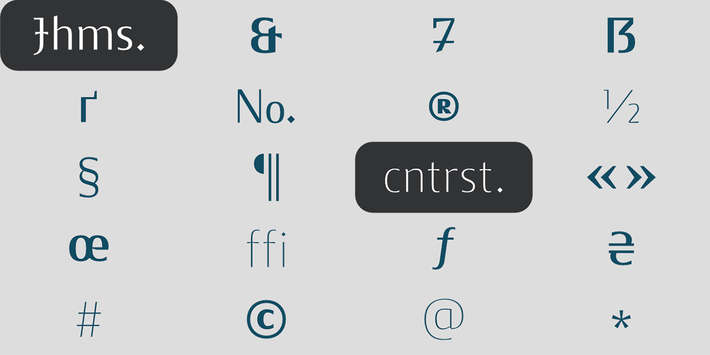font type Typeface shrift glyphs