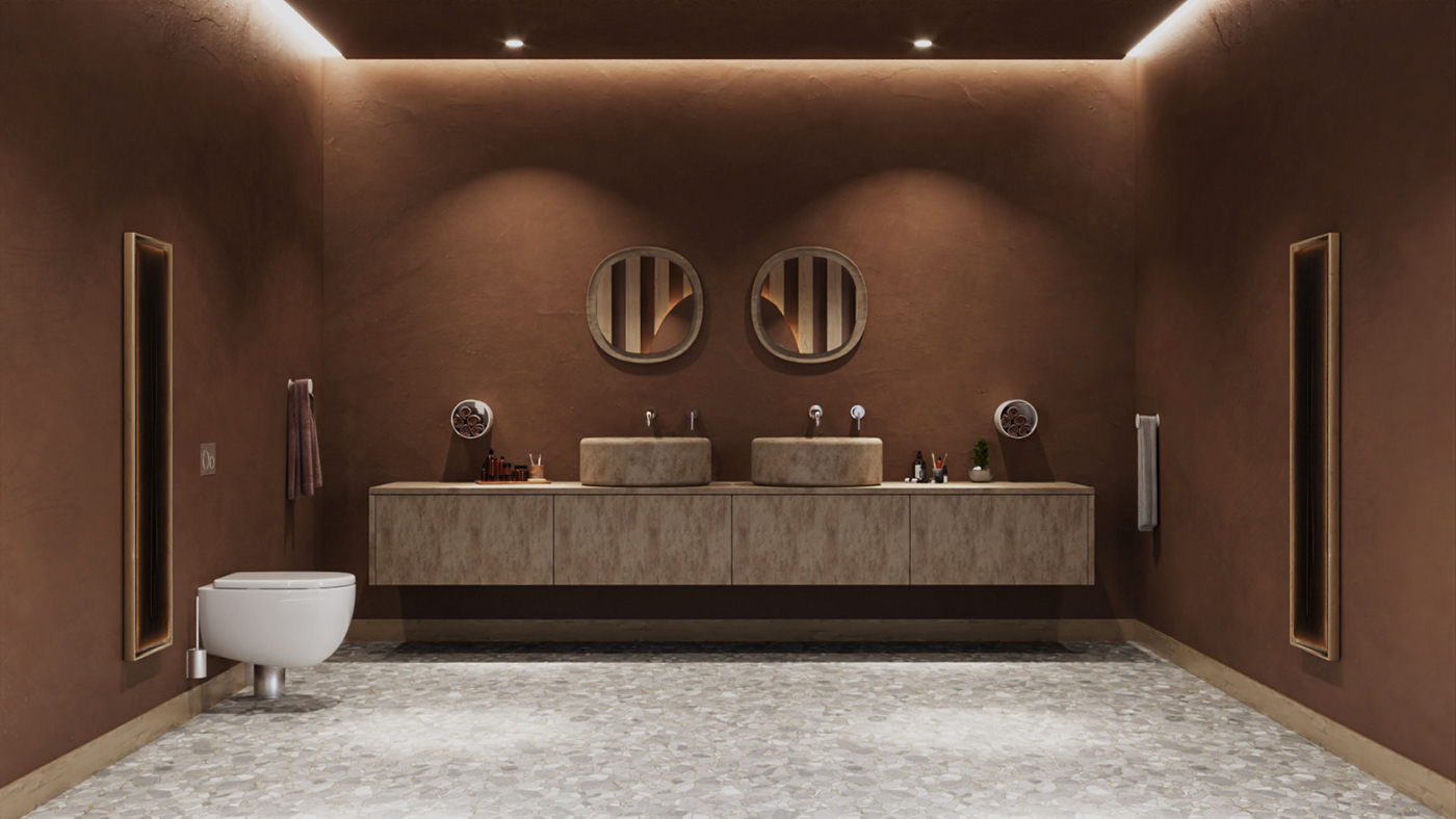 bathroom design rendering 3d modeling interior design  Render corona render  3ds max modern visualization realistic renders 