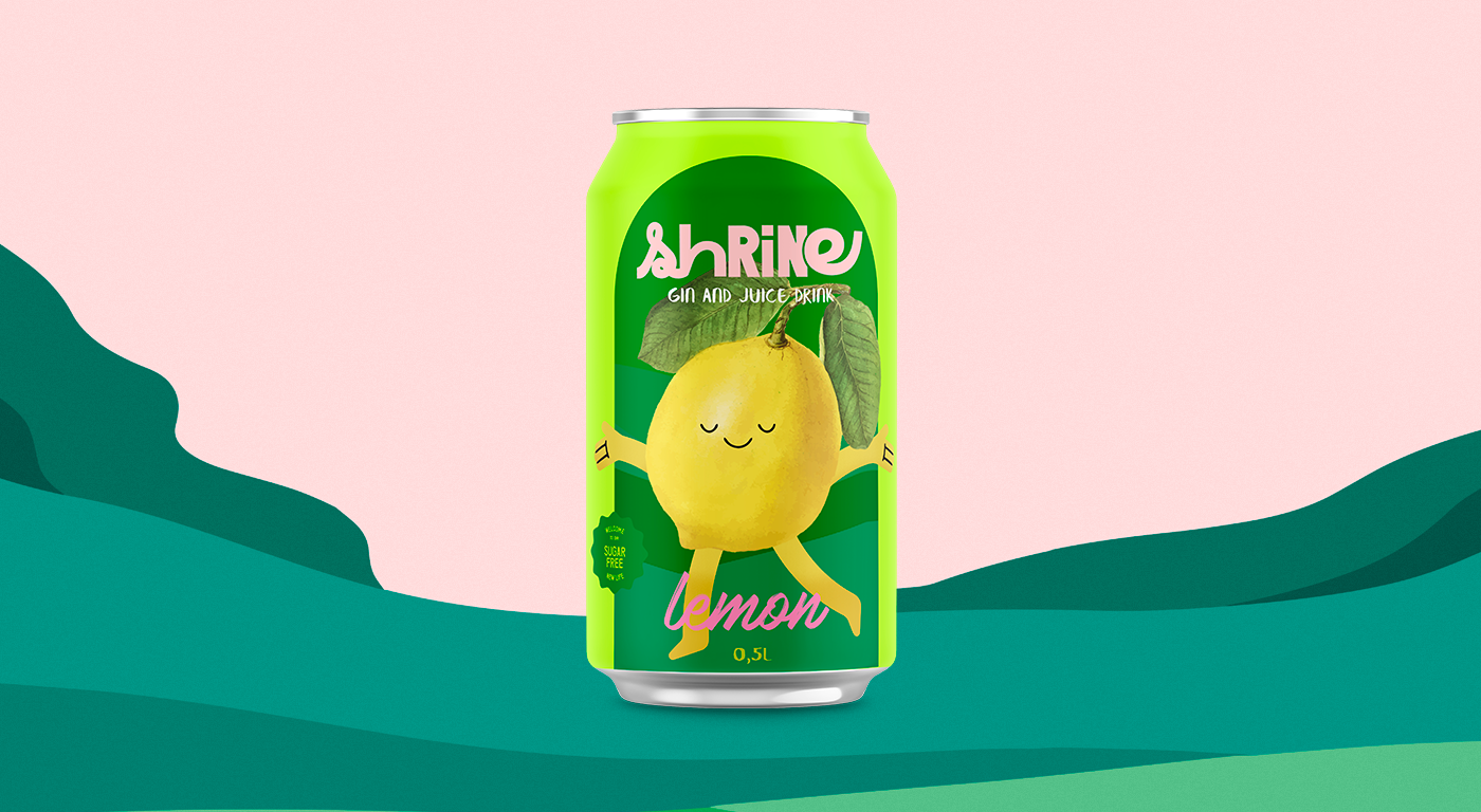 drink lemon no sugar branding  package limão marca brand identity Graphic Designer Logo Design