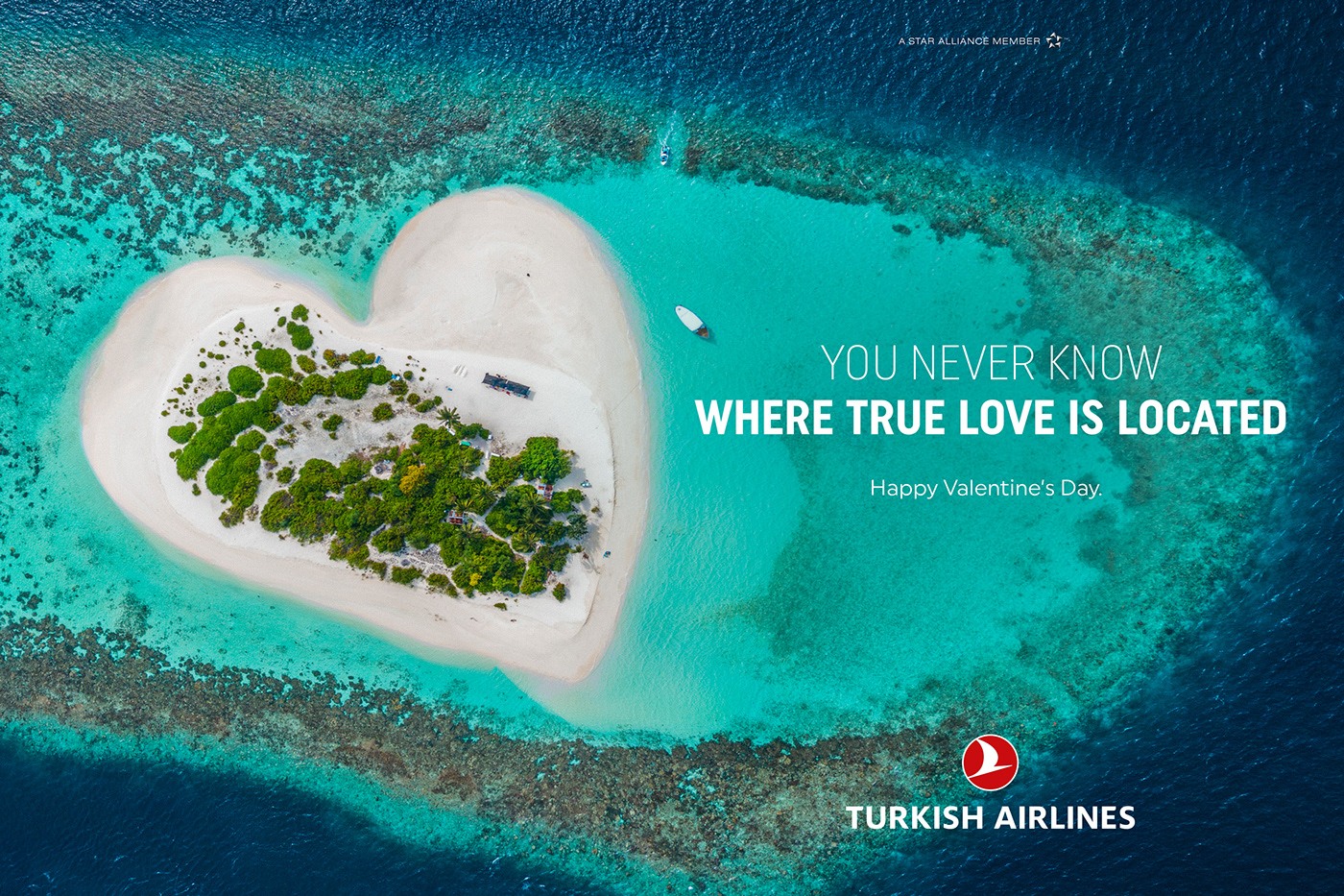 Print Ad . turkish airlines . valentines day .