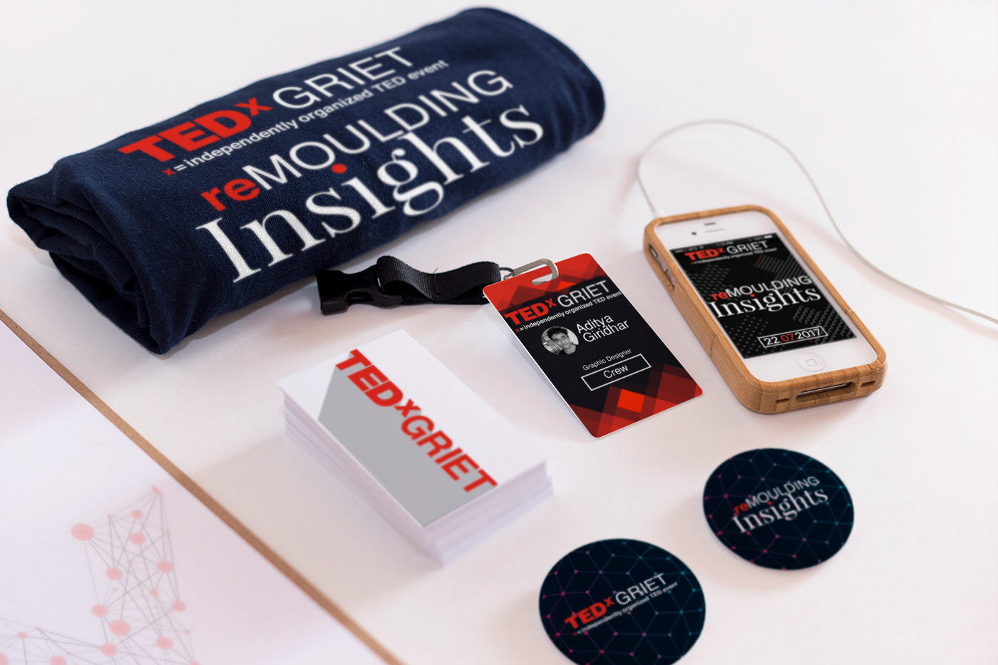 TEDx TED branding  UI/UX iphone app logo