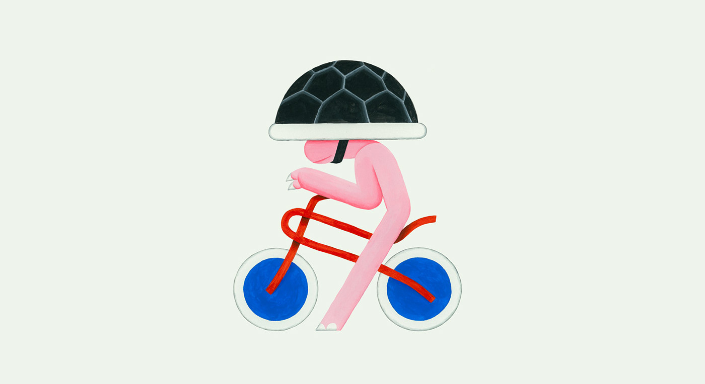 robertsrurans bikes kids characters Fun childhood characterdesign Bicycle pink funny