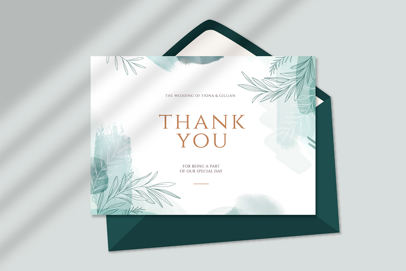 Invitation invite thank you card thank you card design wending