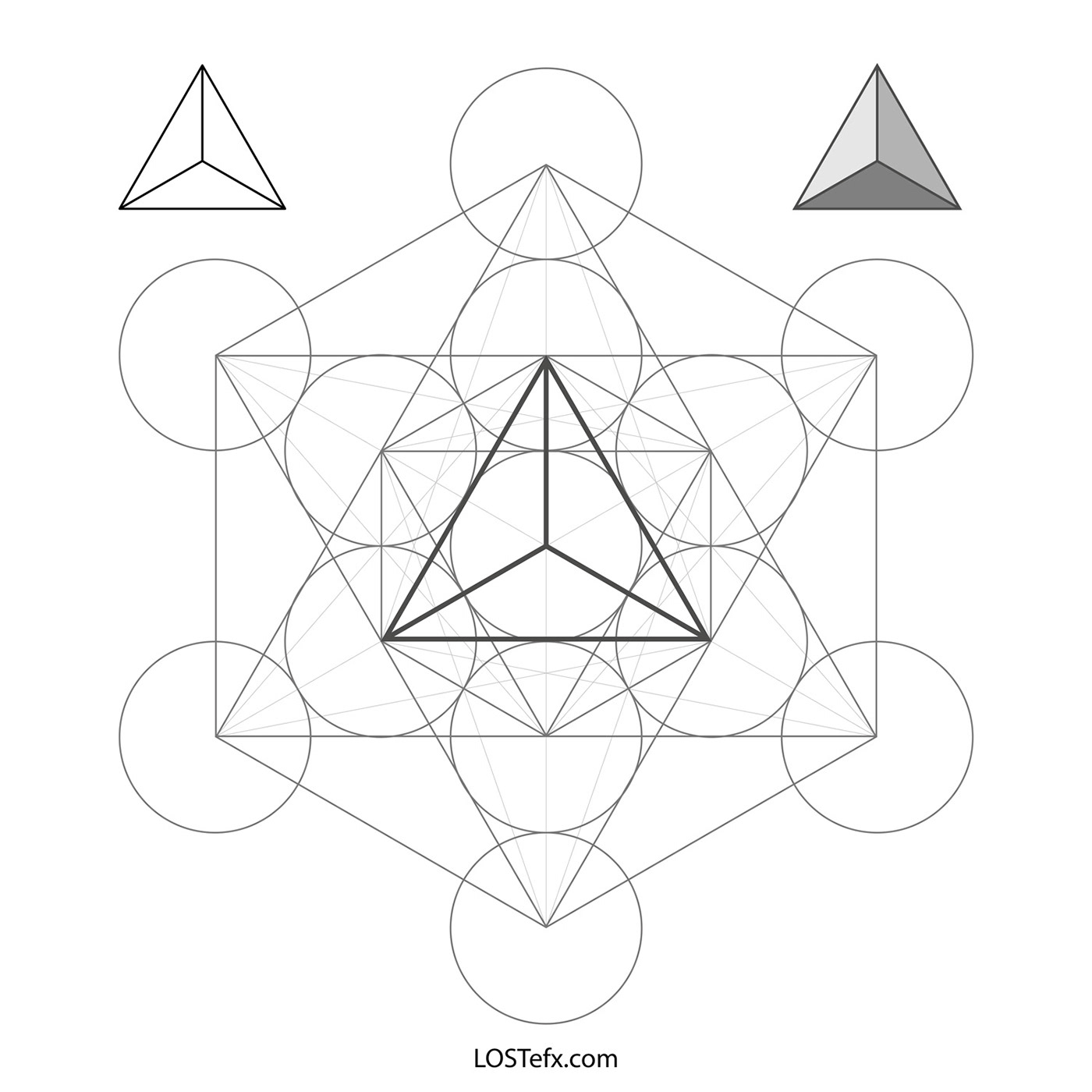 metatron's cube metatron platonic solids hexahedron tetrahedron octahedron icosahedron dodecahedron sacred geometry merkabah