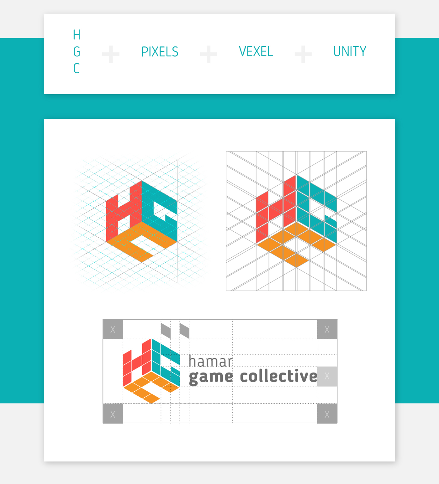 Game Development Logo Design graphic design  Playful pixel vexel whimsical colorful Rounded Font