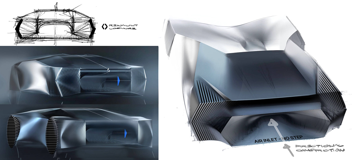 3D Automotive design car design concept Render visualization