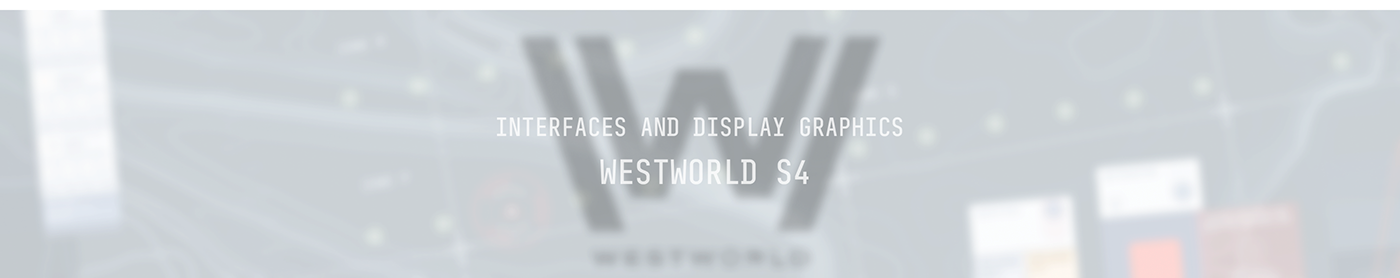 FUI graphics Interface motion design Scifi screen graphics Show ui design westworld