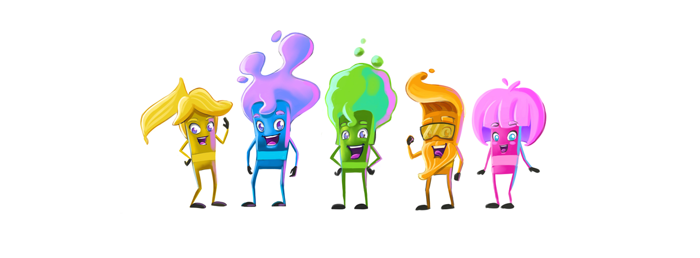 Character design  frozen yogurt advertisement music visual concept jam Mascot design fun character yogurt