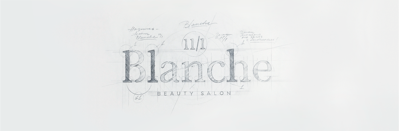 branding  logo beauty blanche font brand