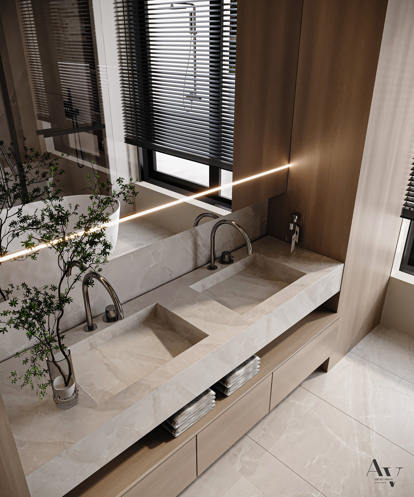 bathroom interior design  architecture 3ds max visualization 3D modern corona design Render