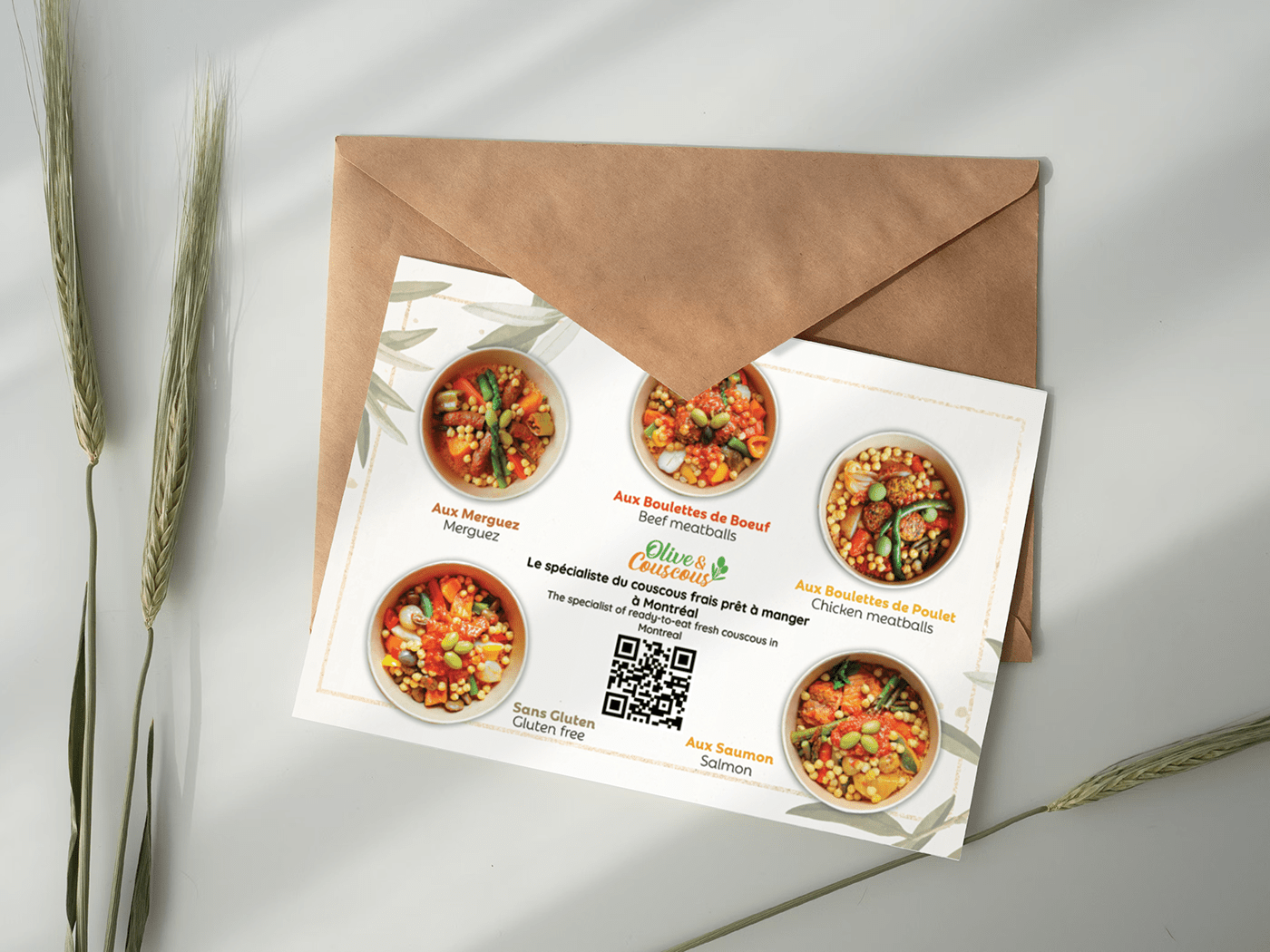 couscous couscous tunisien Food  food social media mediterranean tunisia marketing   mediterranean cuisine brand identity logo