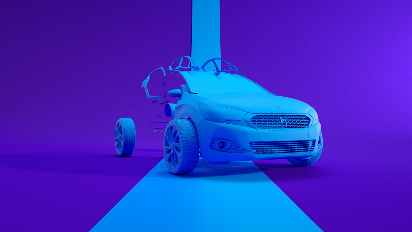 car concept colors Fun motion diffuse cartoon