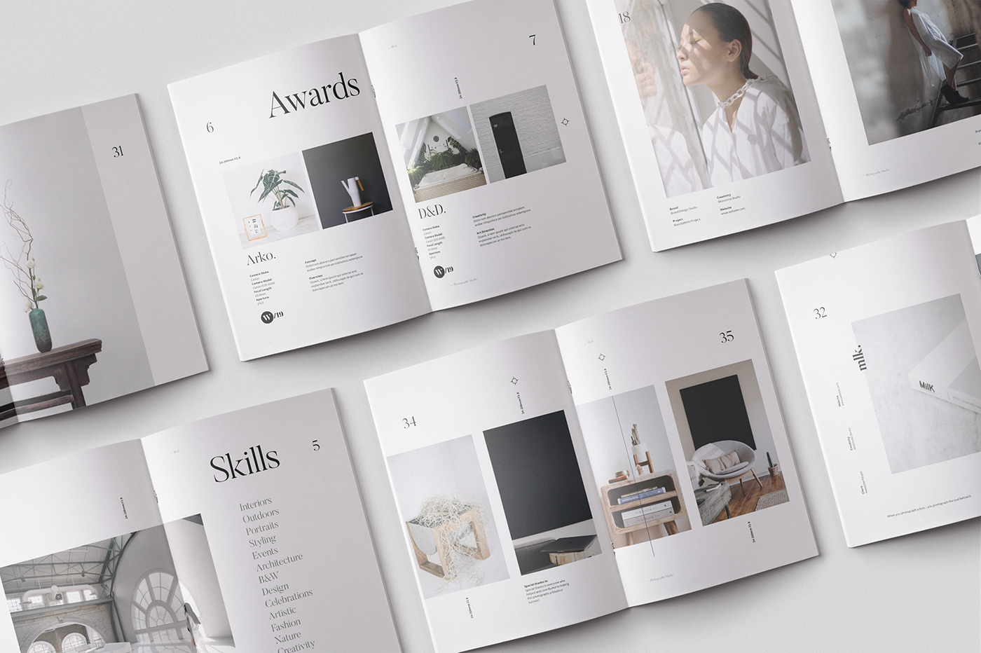 Booklet catalog editorial Fashion  folio Lookbook magazine photobook portfolio shooting