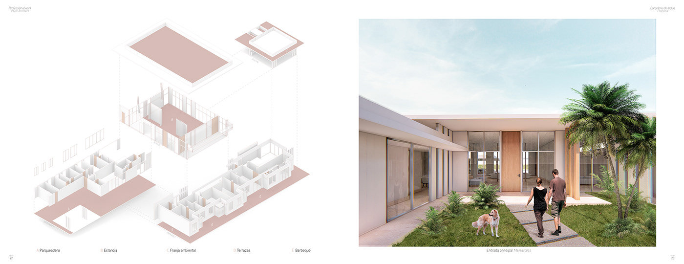 arquitectura architecture portafolio collage ILLUSTRATION  portfolio