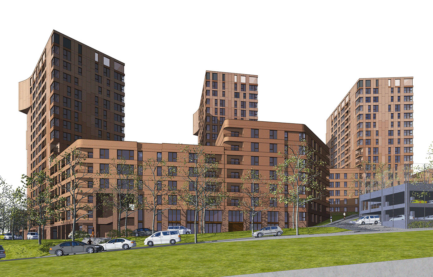 apartment architecture Competition density development housing Lviv residential ukraine Urban