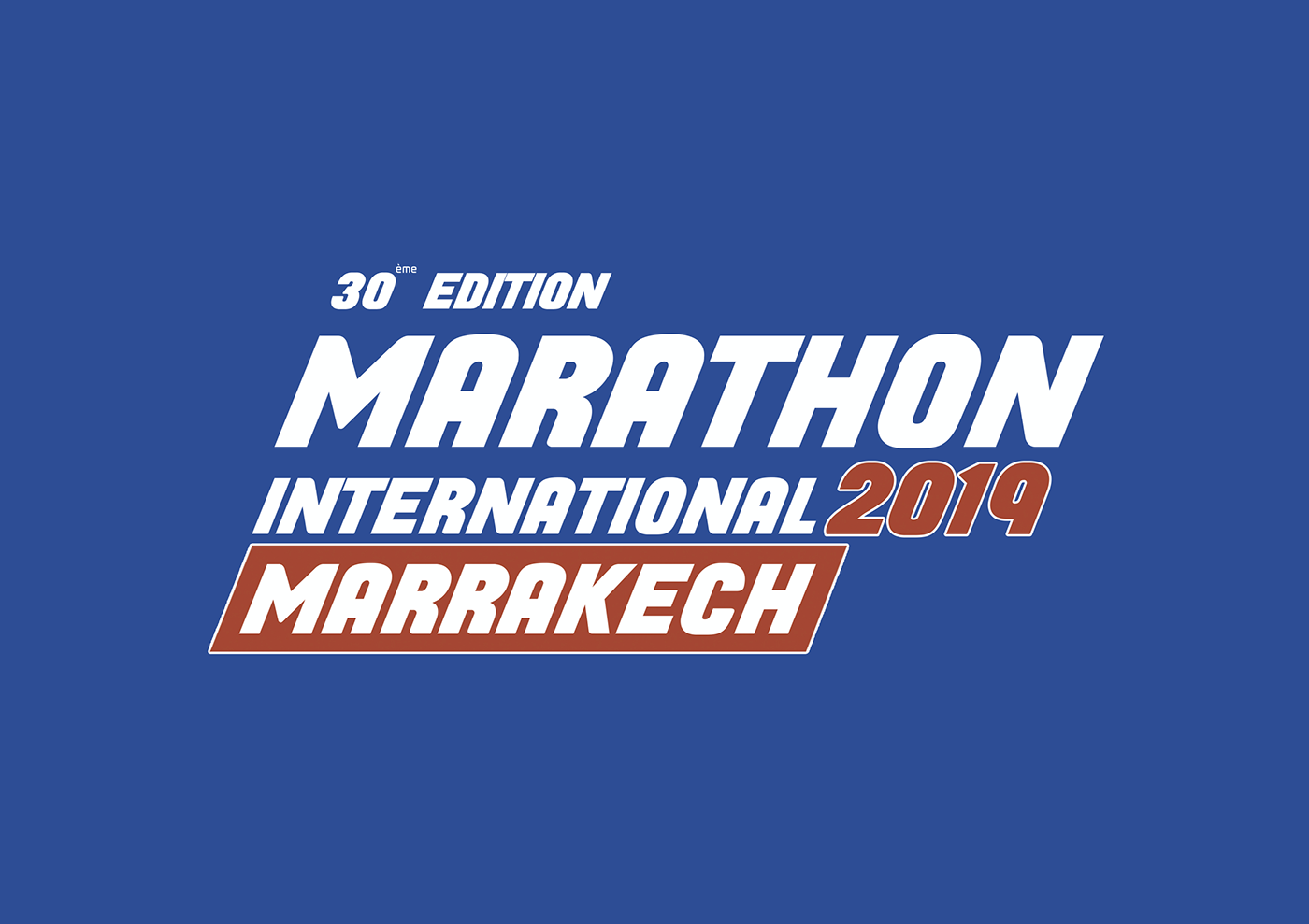 Marathon design colors sports marrakesh Morocco graphicdesign