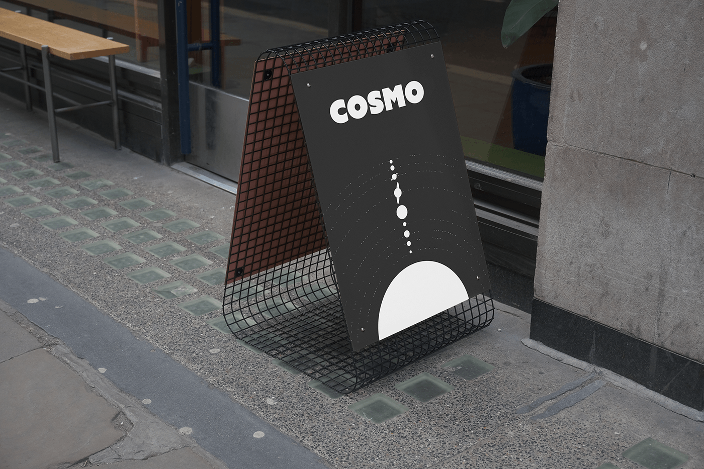 cosmo planet cafe milkyway galaxy stars branding  Coffee Packaging identity