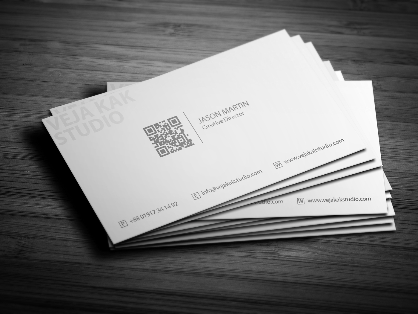 Google Search Business Card Template