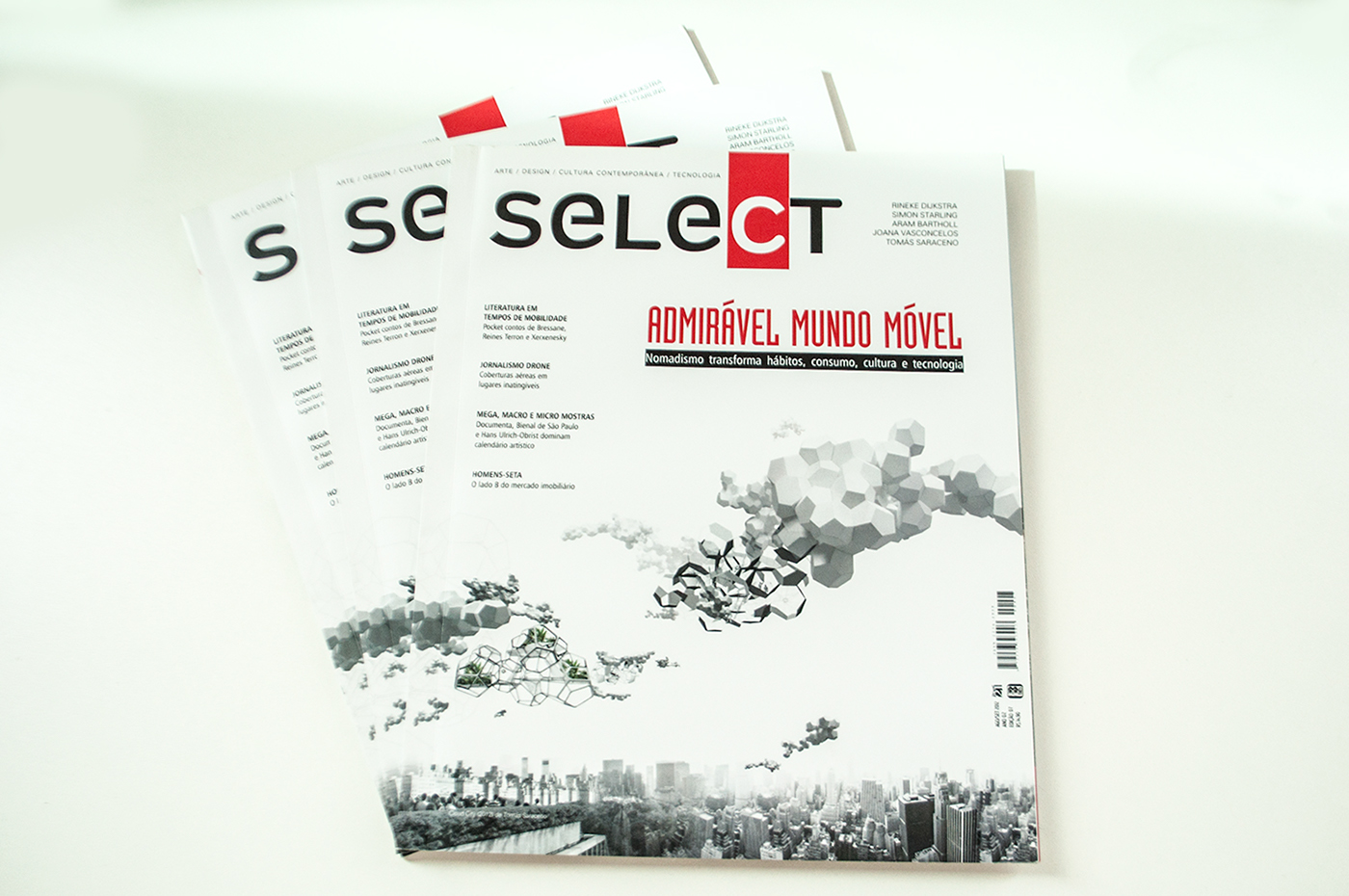 select redesign magazine editorial graphic