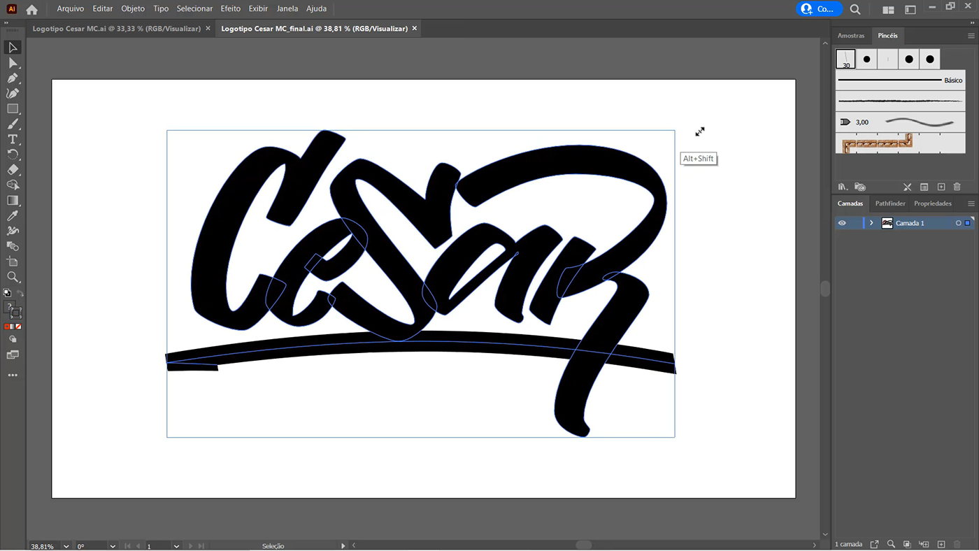 3D digital illustration letras lettering letters Logotype typography   vector