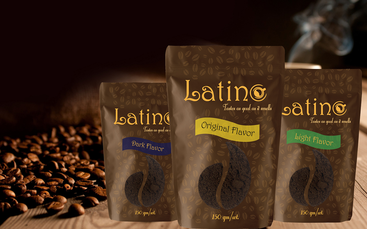 Coffee design Packaging latino flavor