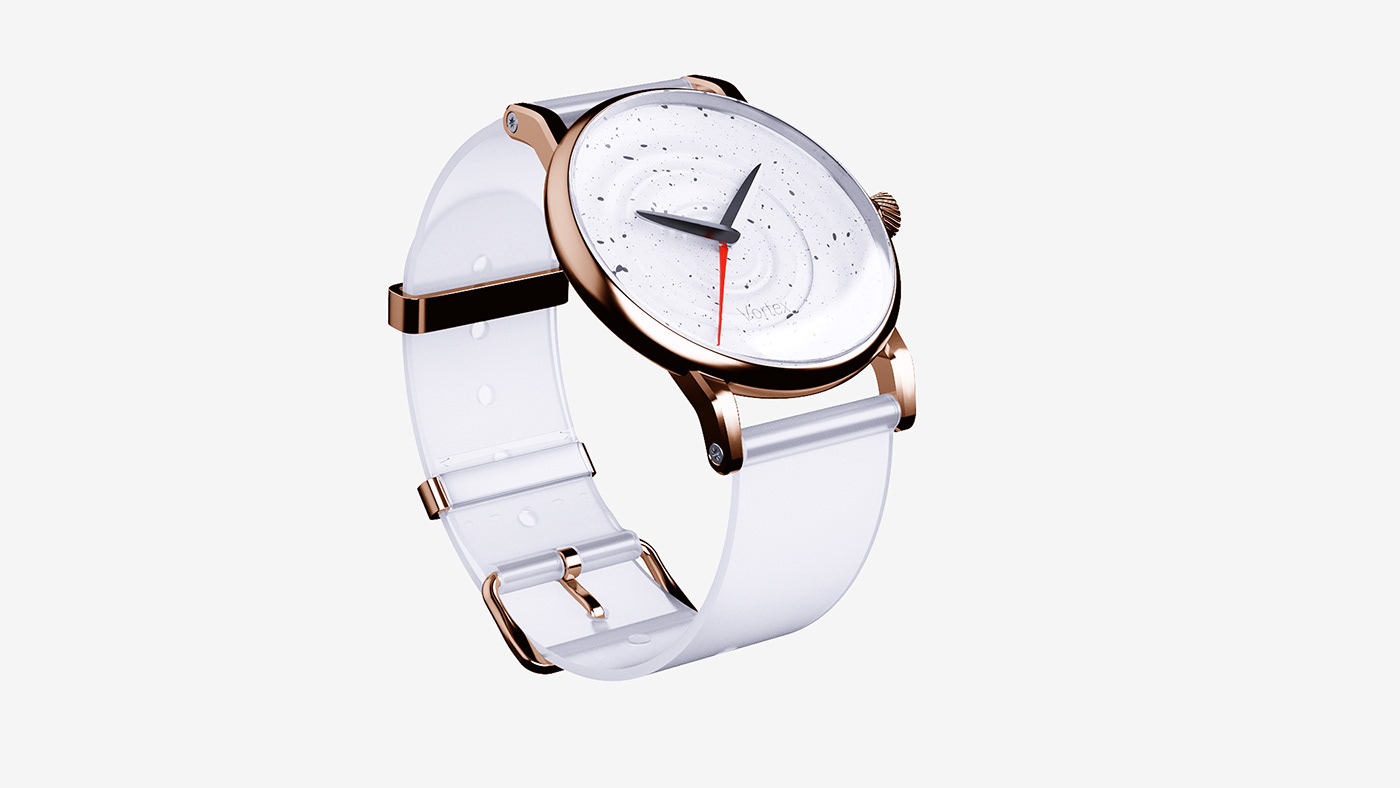 watch smartwatch design product design  product render vortex time concept industrial design 