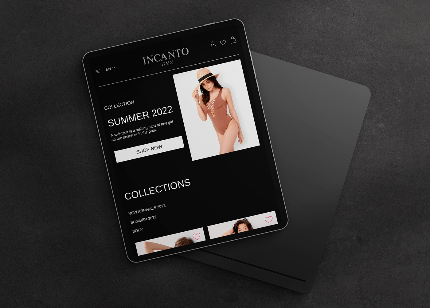 Ecommerce lingerie online store redesign UI uprock ux Web Design  Website