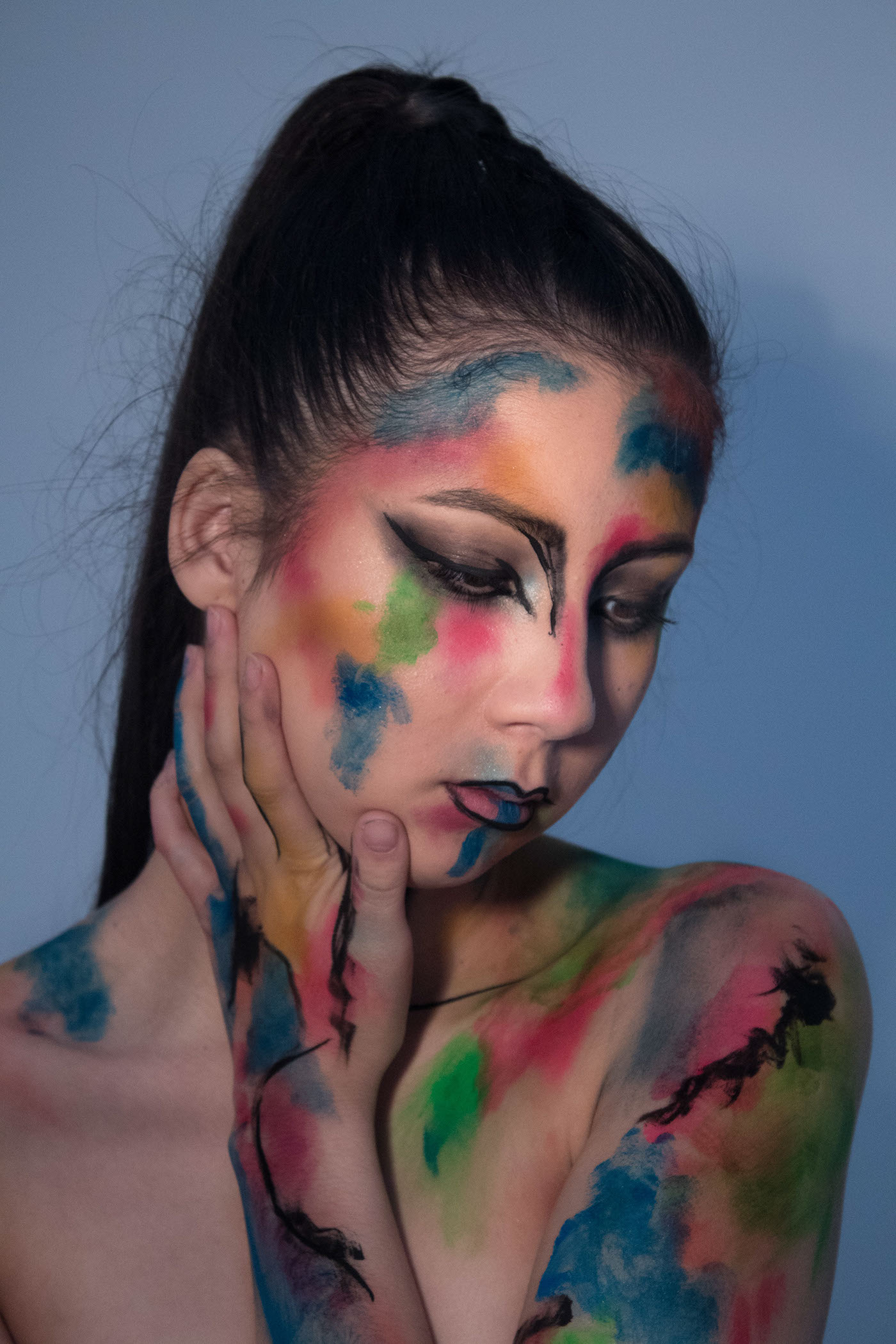 colour makeup creative