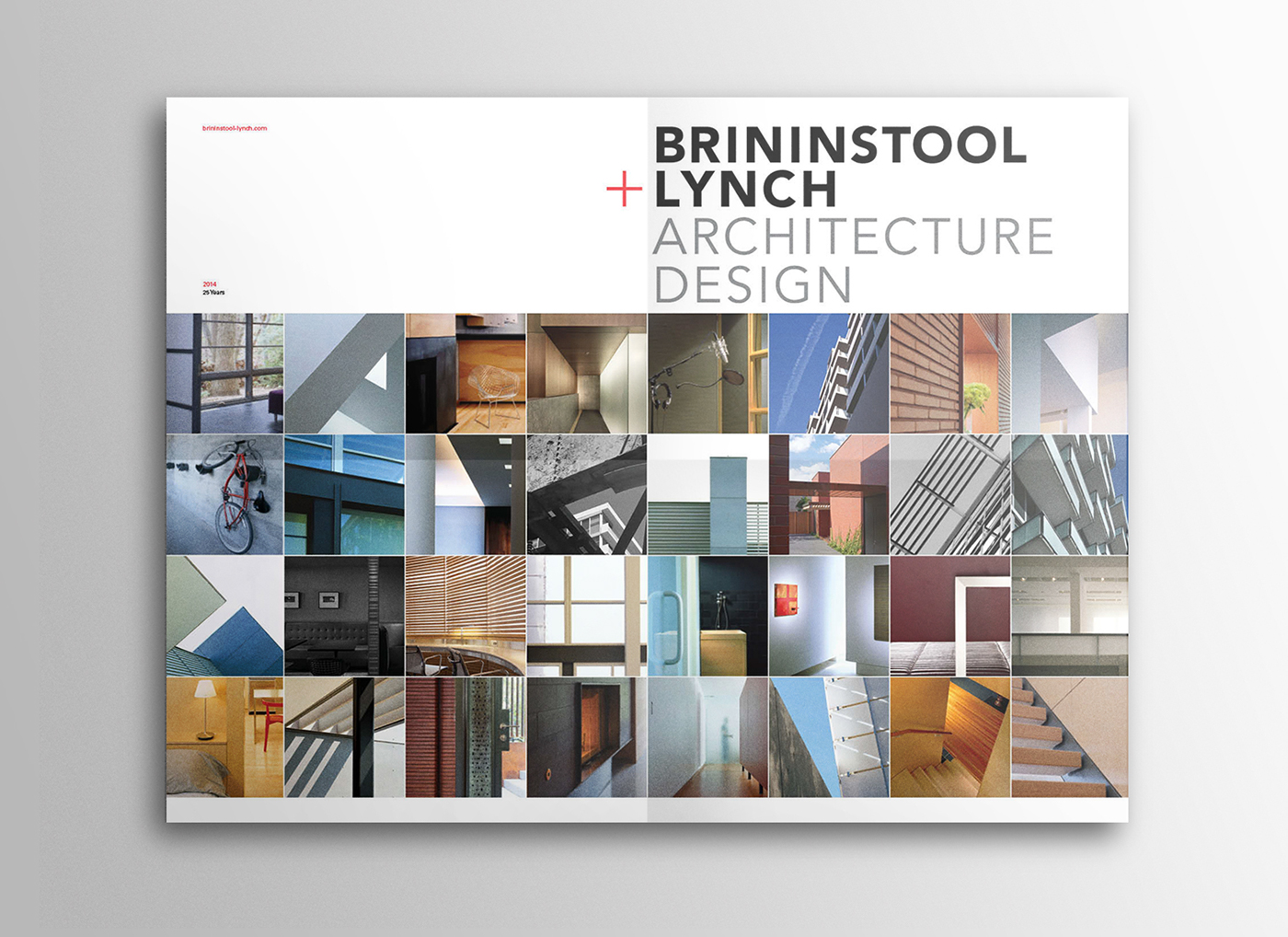 architect brininstool lynch Promotional promo poster flyer mailer detail photo design anniversary architectural brininstool + lynch chicago