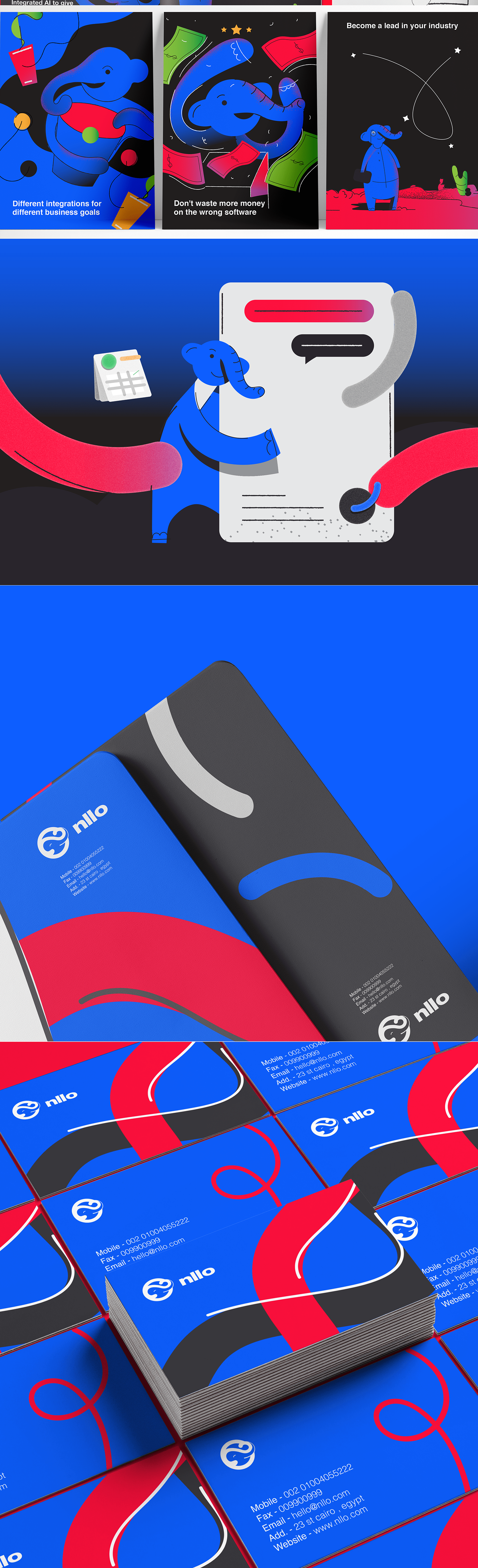 ERP accounting Logo Design visual identity software Platform