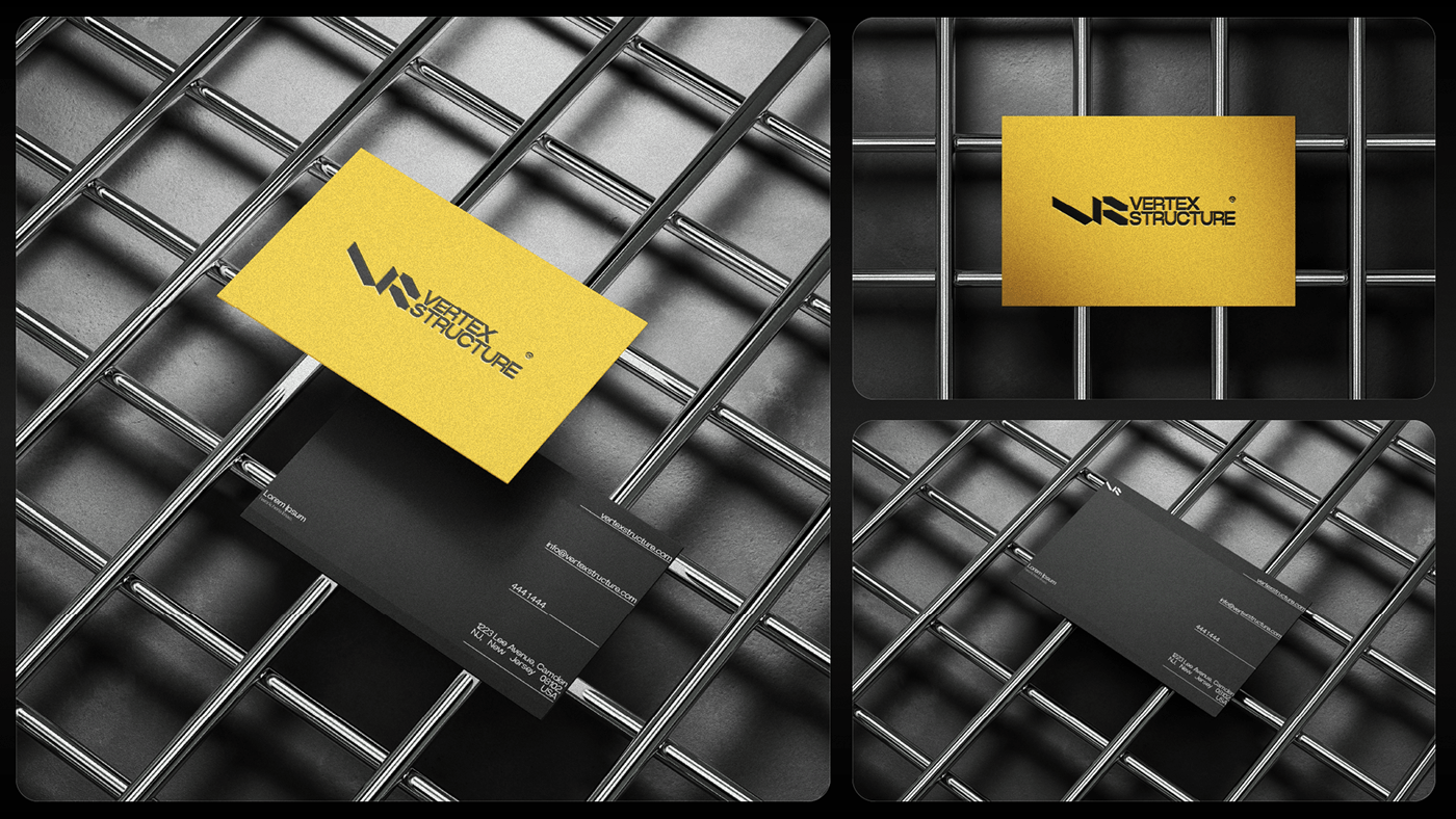 Business Card for construction brand indentity
